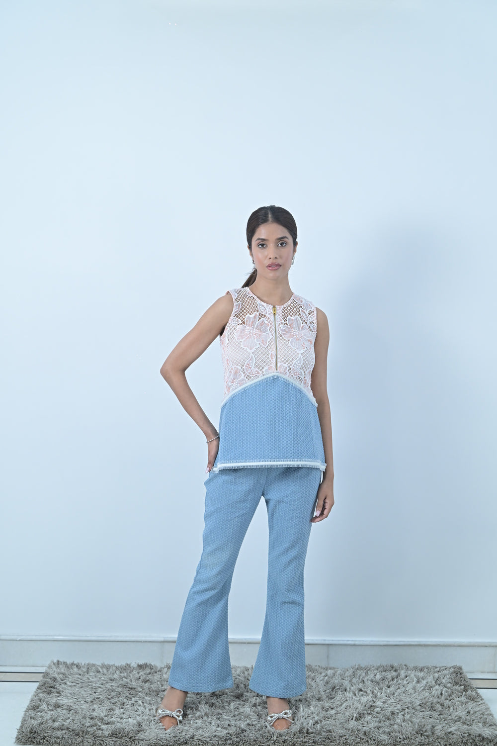 Sky waffle pant