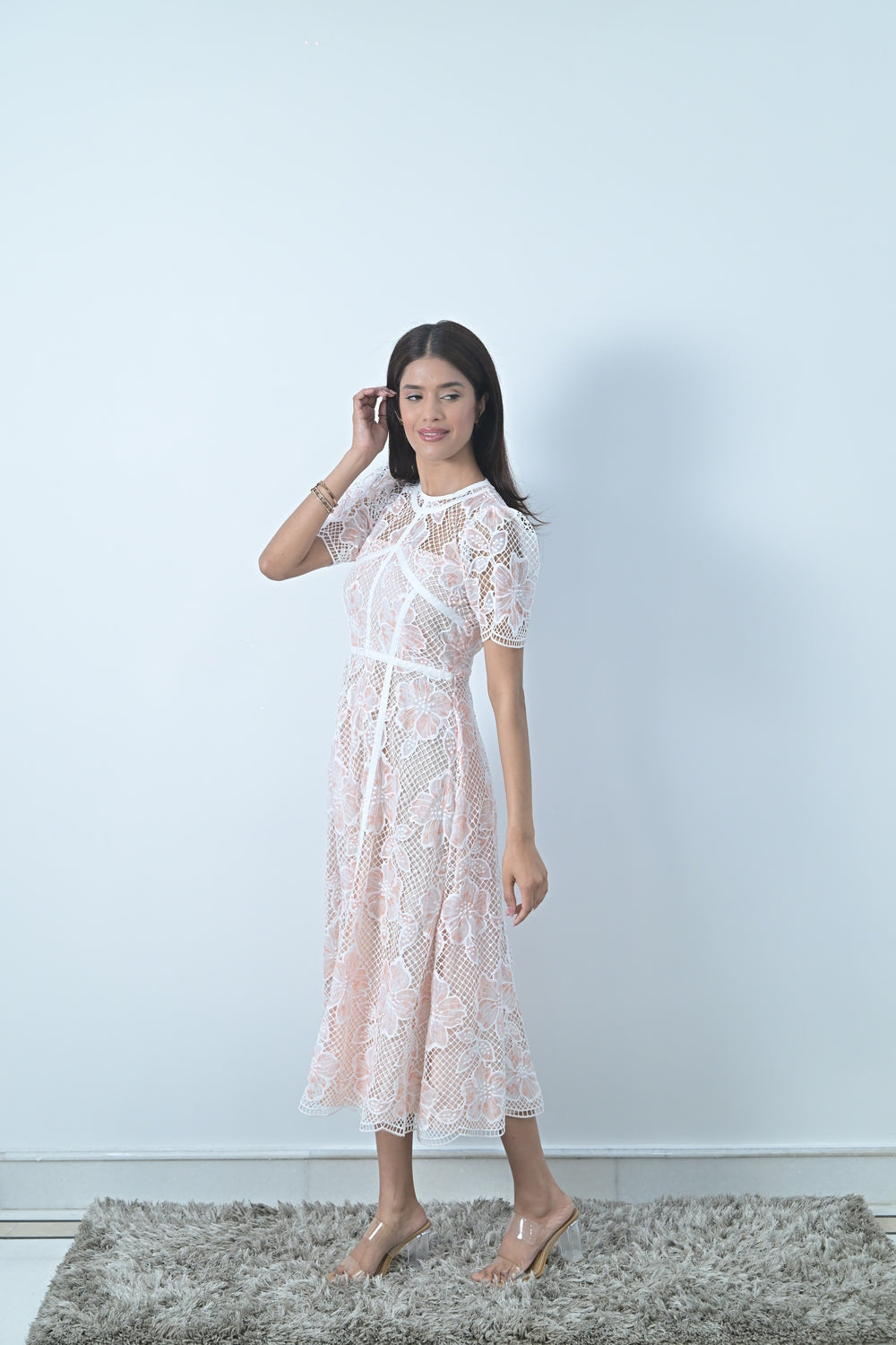 Peach petal Midi