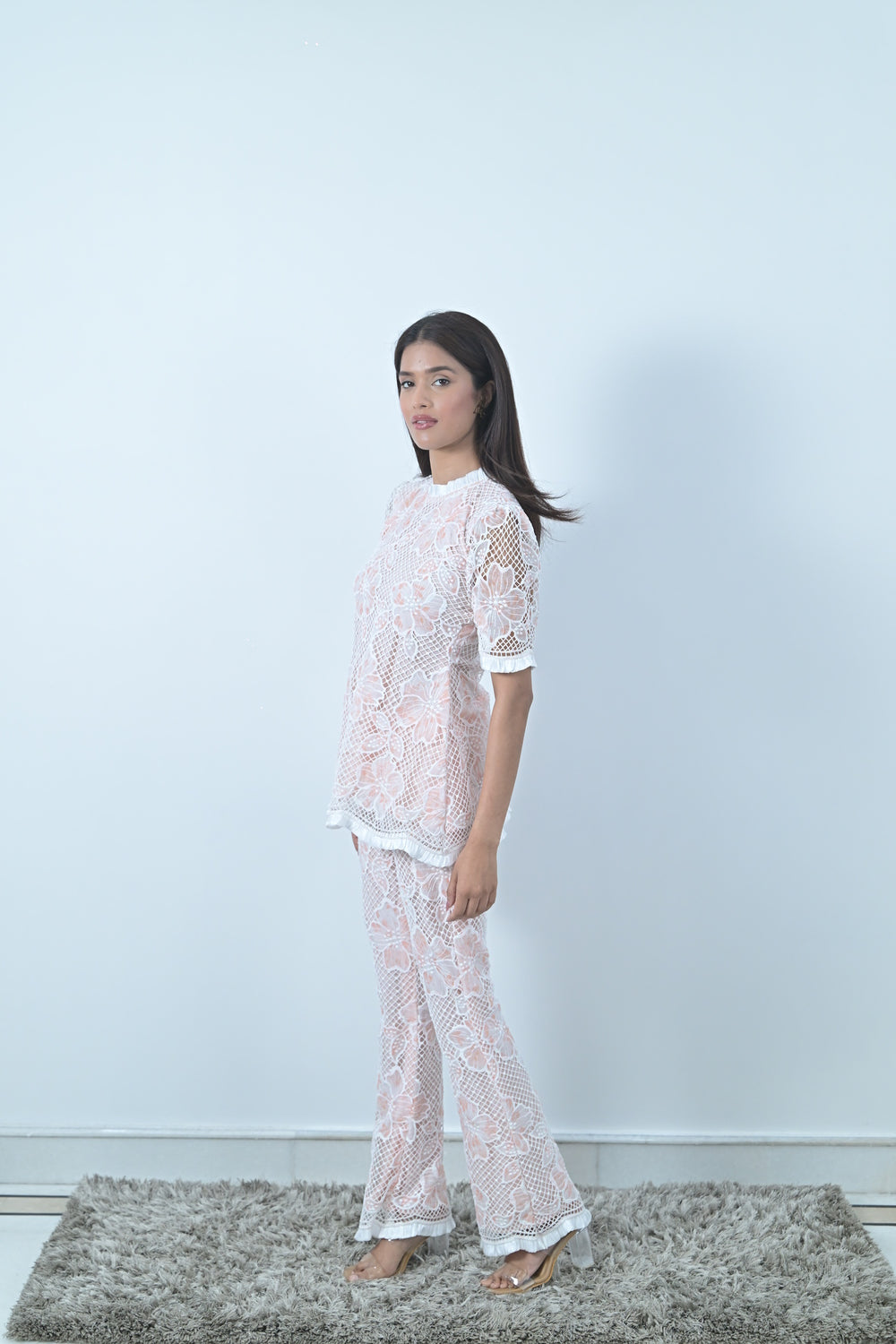 Peach floral Dream coord