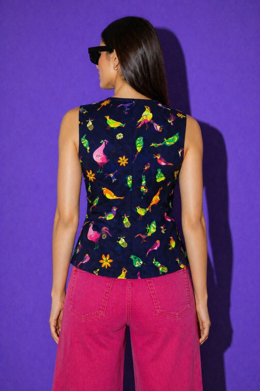 Bird carnival waistcoat
