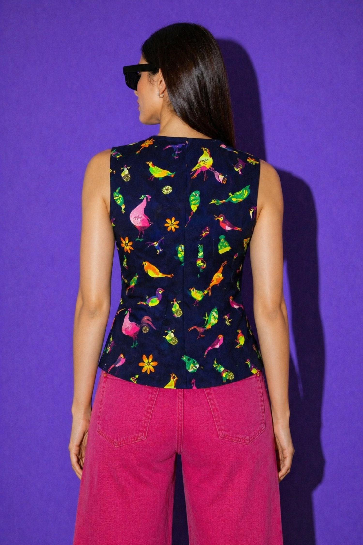 Bird carnival waistcoat