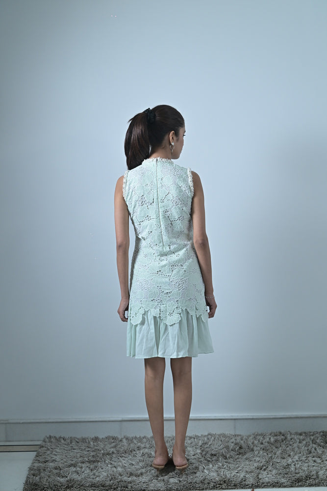 Mint blossom Dress
