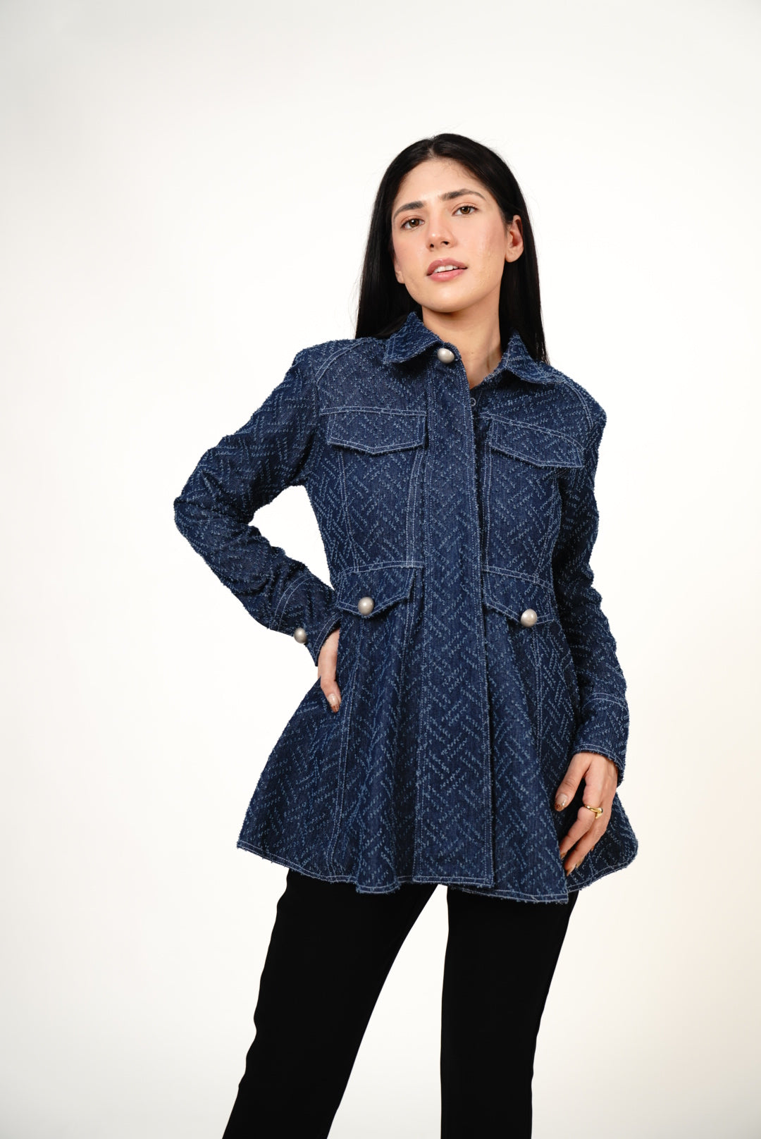 Vera peplum jacket