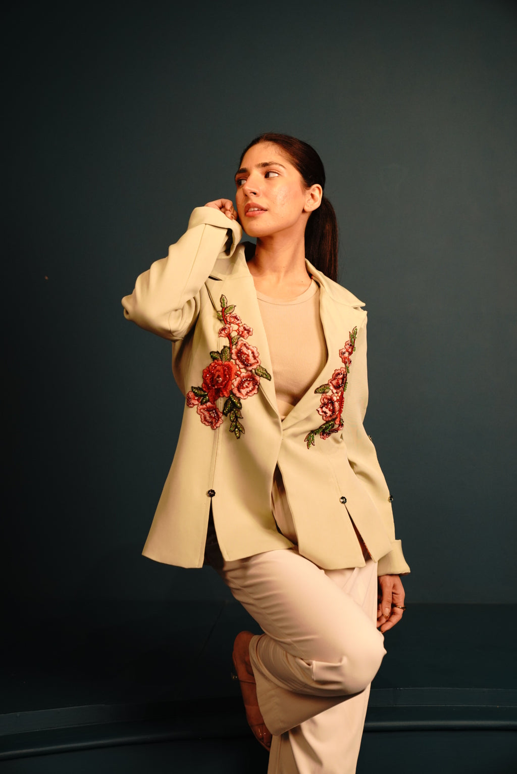 Linnet Mint Green Blazer