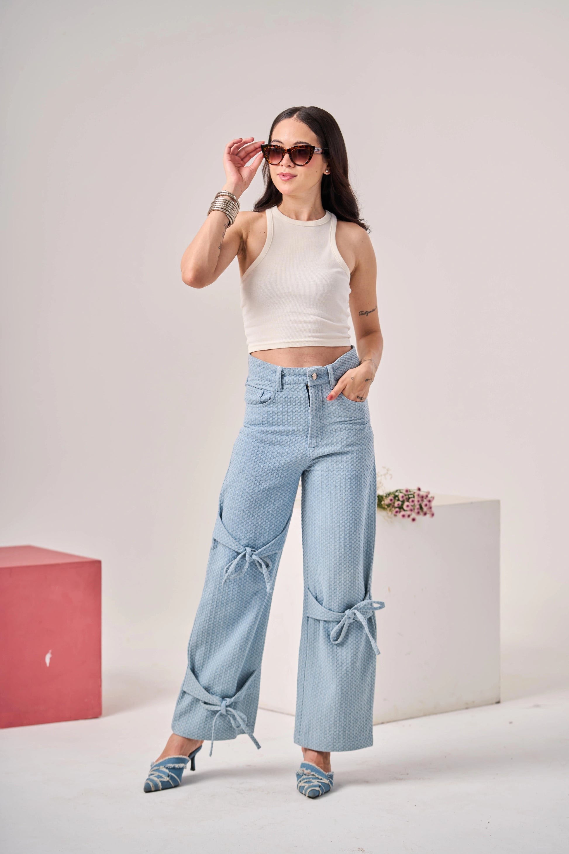 Mia Bow Jeans
