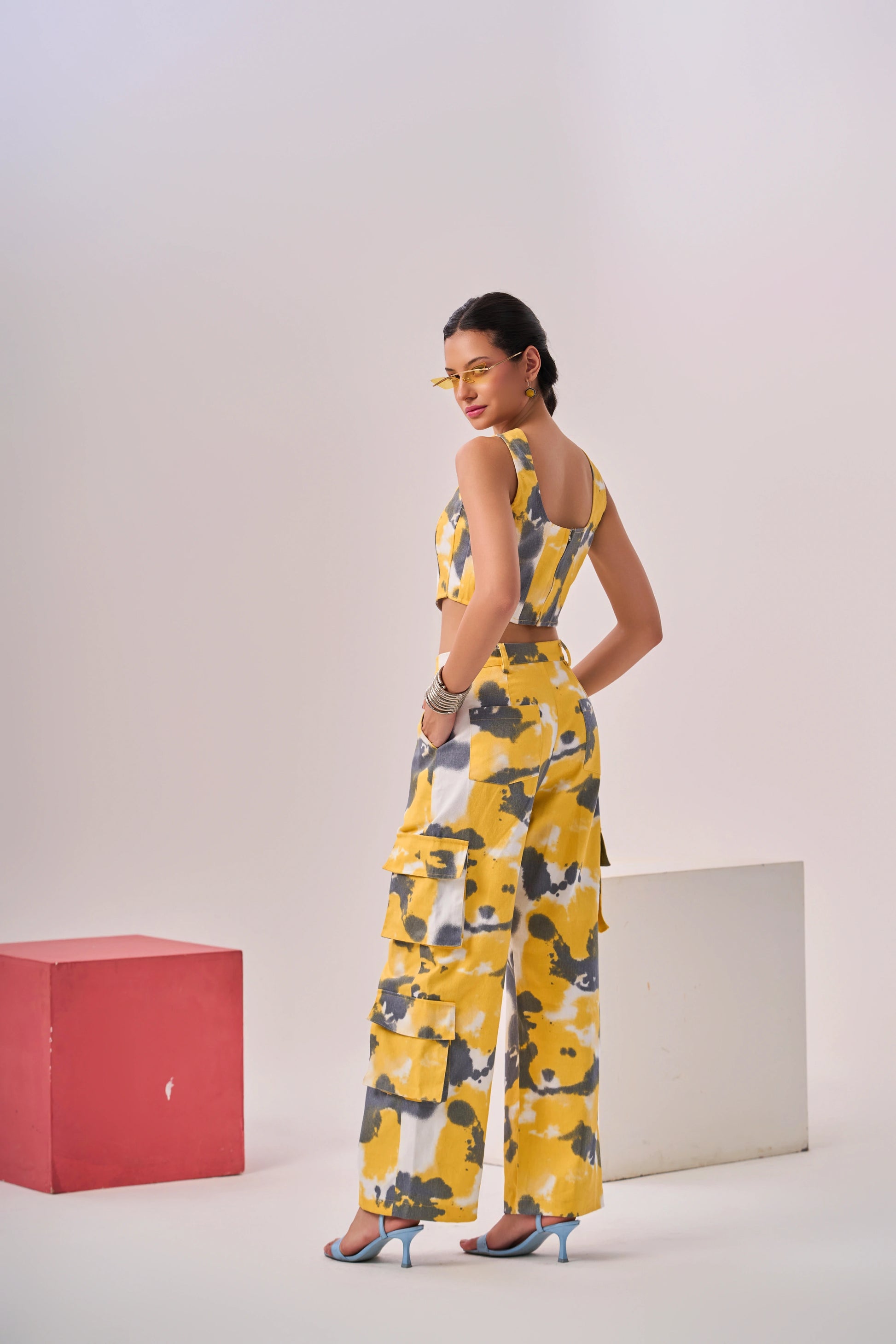 Ava Yellow Cargos