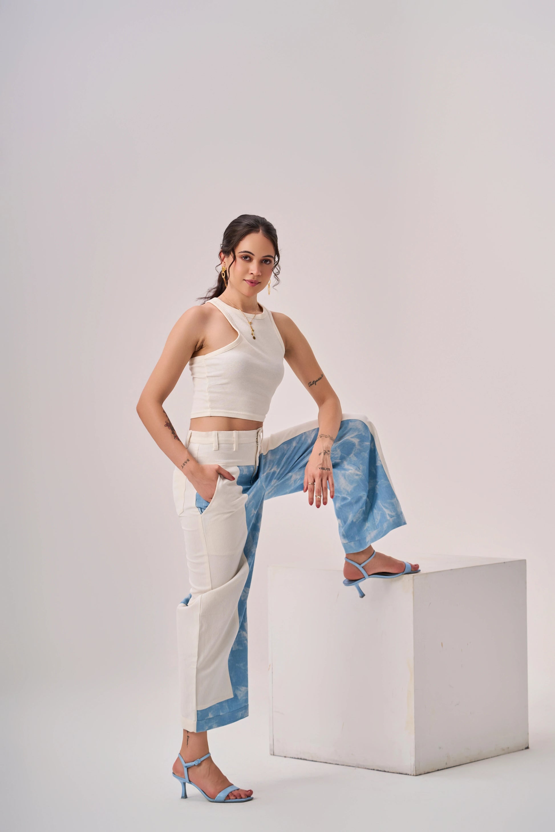 Zilpa Half-n-Half Jeans